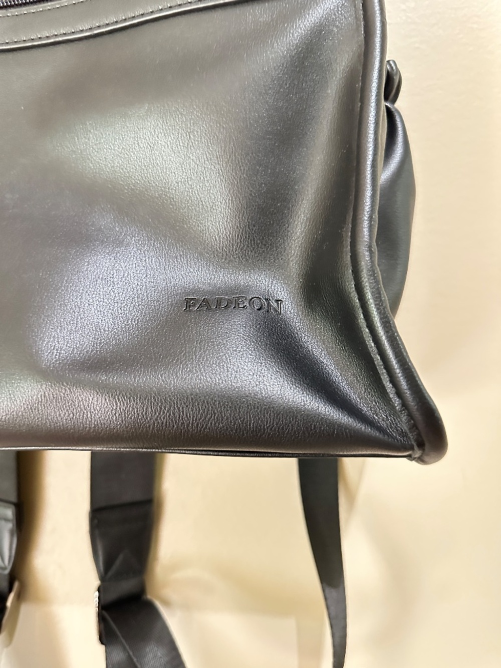 FADEON Leather Laptop Backpack Work Travel Computer Backpack - Picture 4 of 12